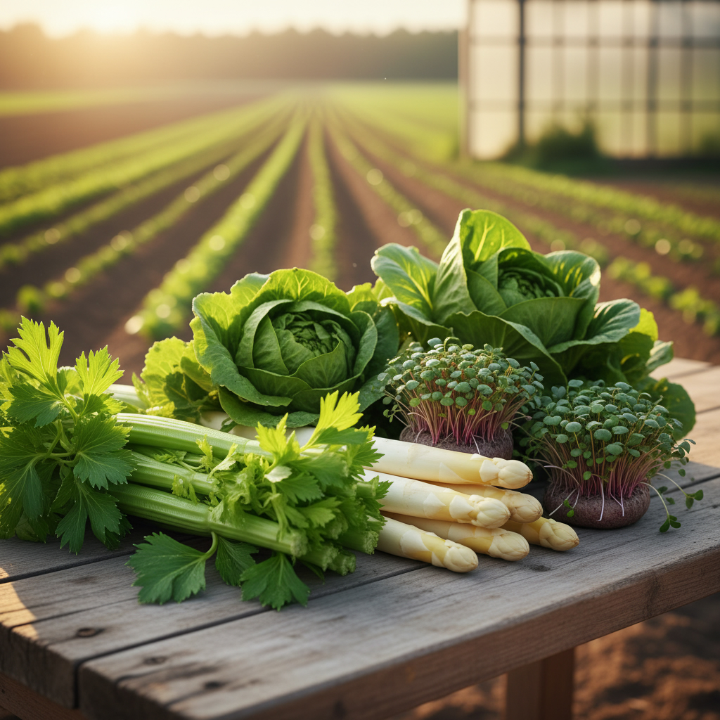 Saláták, Csírák és Hajtásos zöldségek