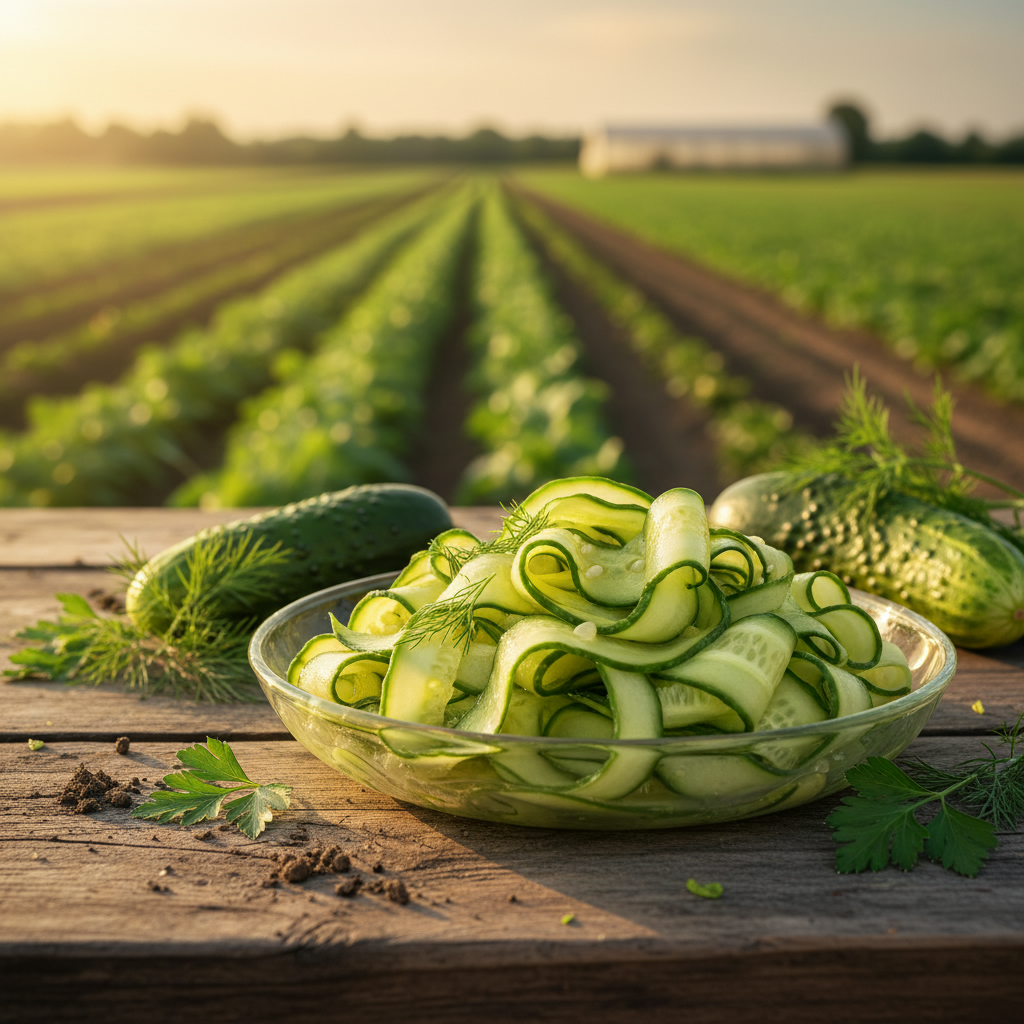 Kígyóuborka Julienne